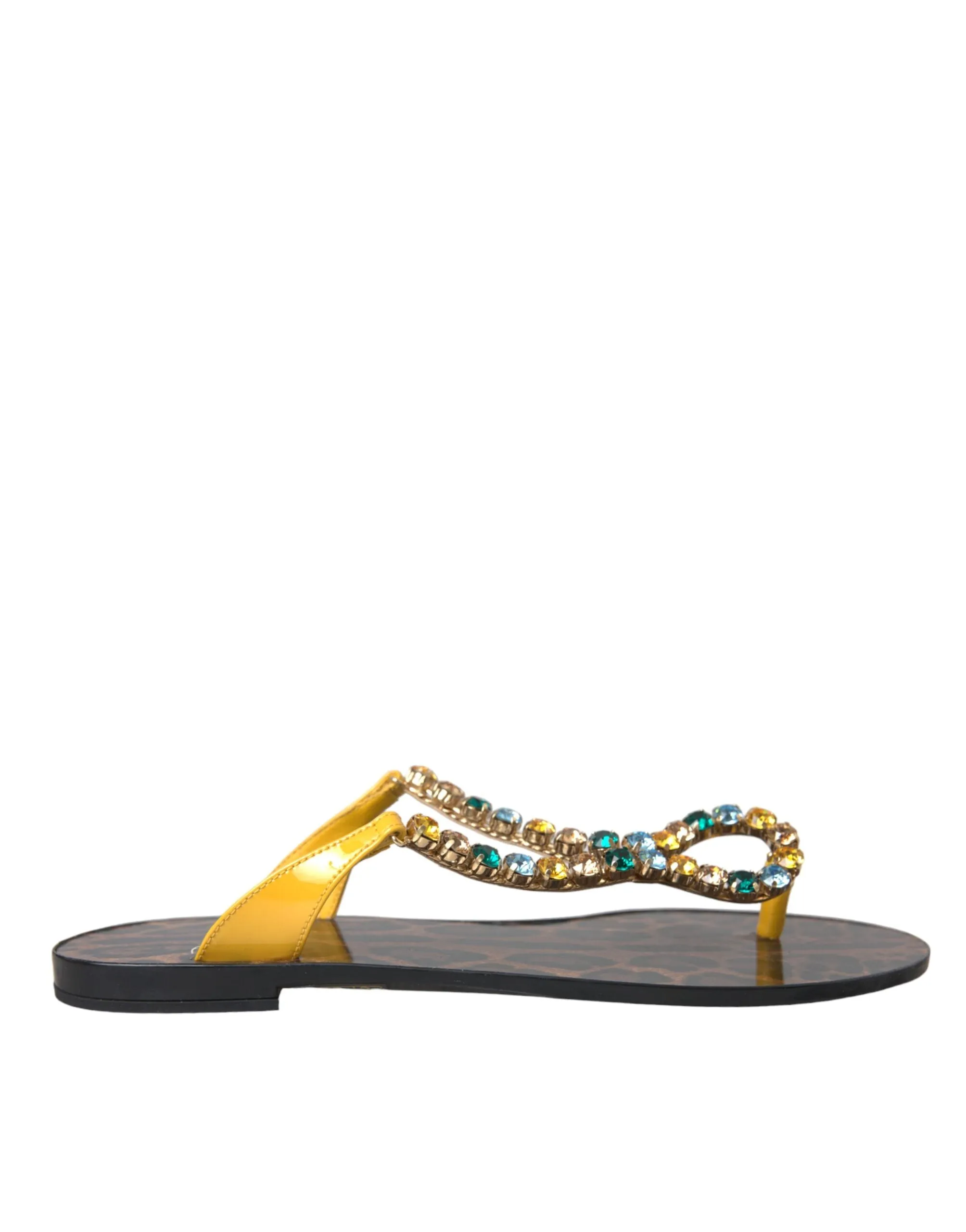 Dolce & Gabbana Crystal Beachwear Sandals