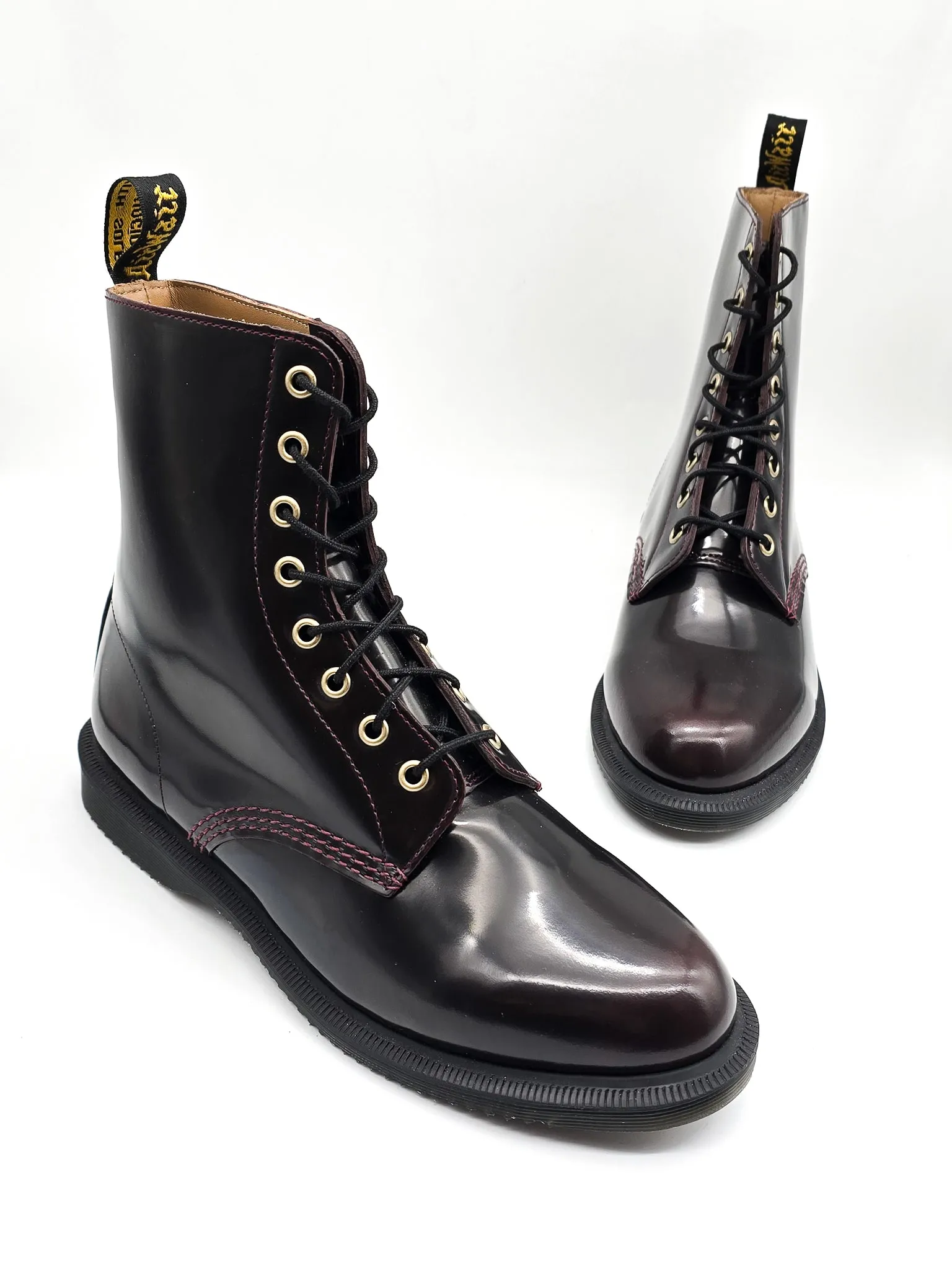 DR. MARTENS 1460 ELSHAM CHERRY RED ARCADIA