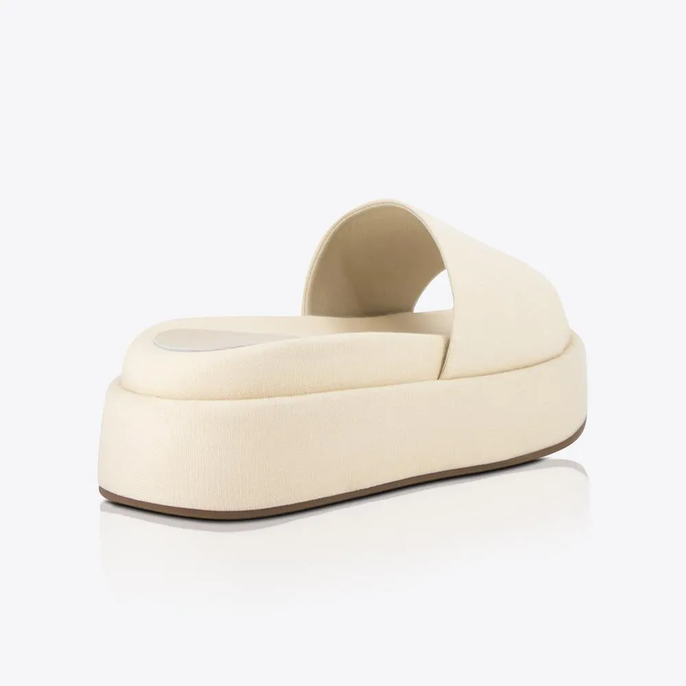 Dustin Flatform Parchment Linen