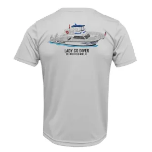 DXDivers Lady Go Diver Boat Shirt