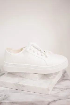 Easy Street White Platform Sneakers