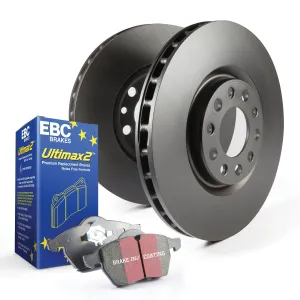 EBC Brakes S20K2204 S20 Kits Ultimax and Plain Rotors