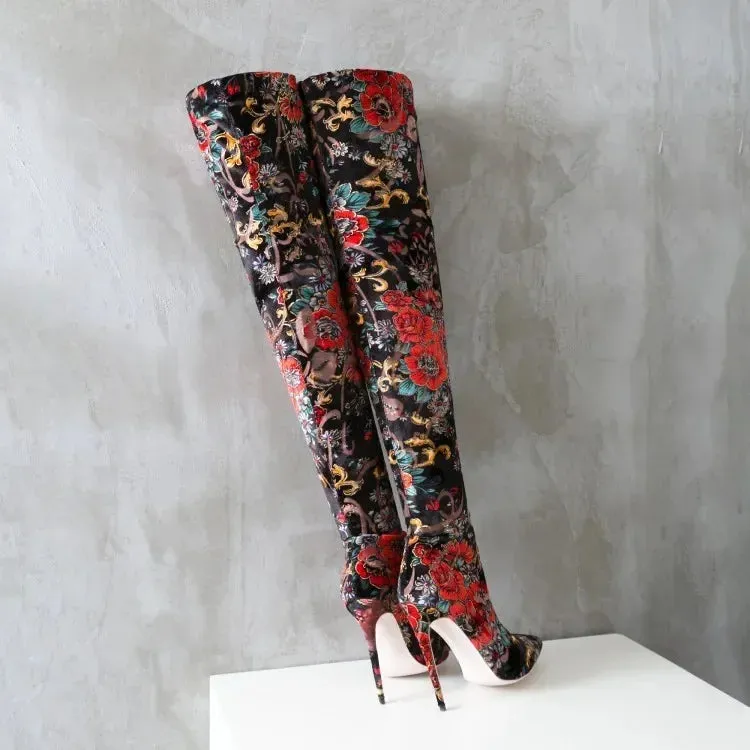 Funki Buys | Boots | Women's Bohemian Long Stretch Cloth Boot