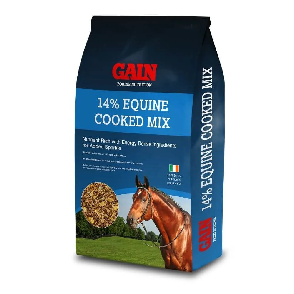 Gain Equine Cooked Mix 14% 20kg