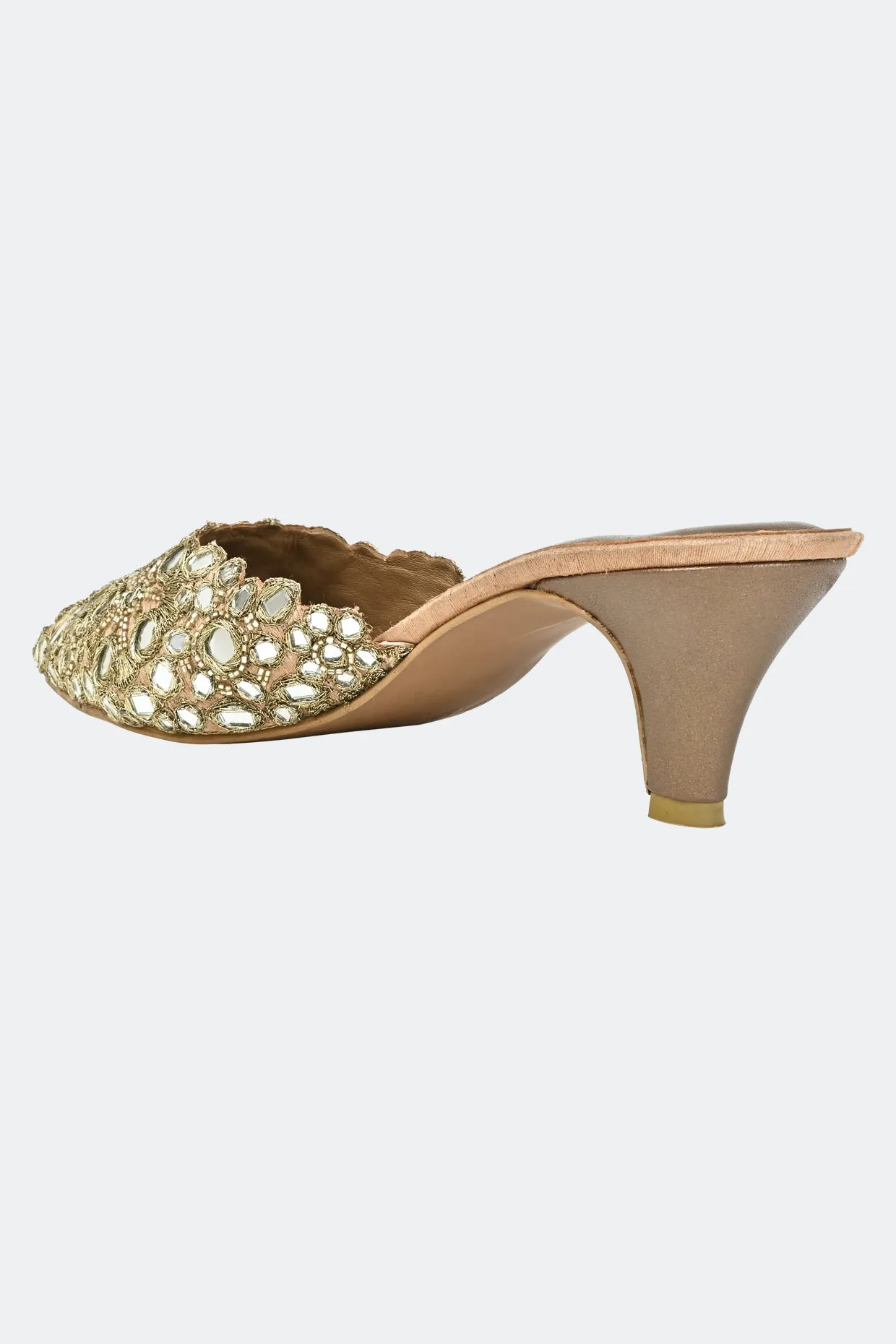 Golden Hour Kitten Heels For Women