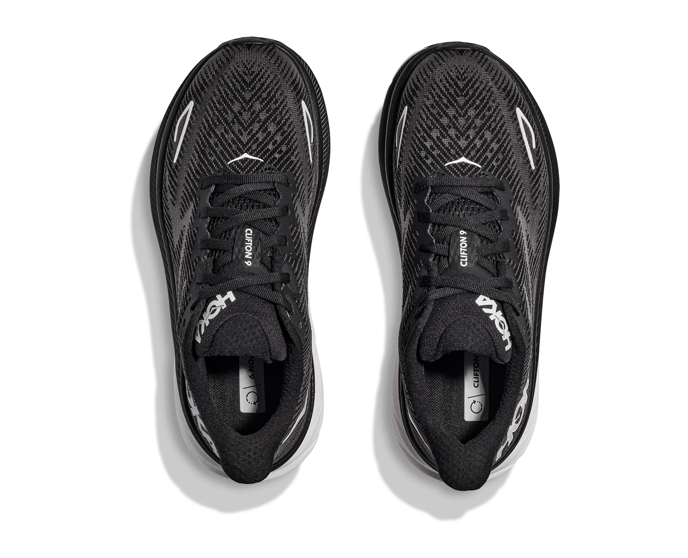 Hoka Men's Clifton 9 - Black/White