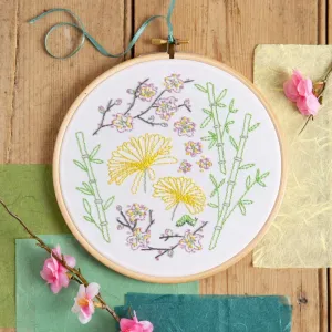 Japanese Garden Embroidery Kit