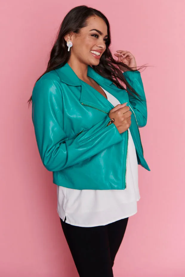 Jasmine Teal Jacket