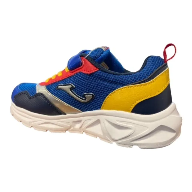 Joma scarpa da ginnastica da bambino Star Jr 2204 royal-yellow