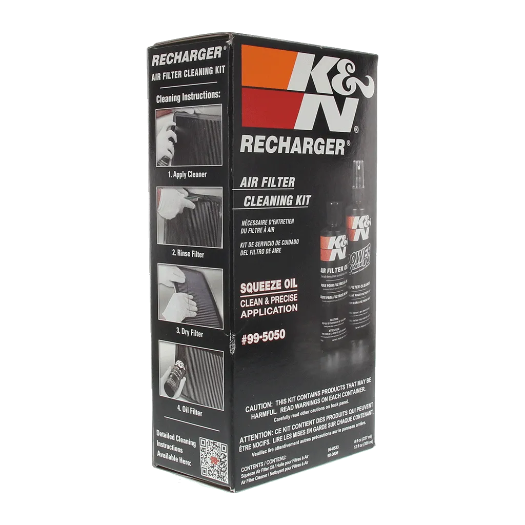 K&N Filter Recharge Clean and Oil Kit  - 99-5050