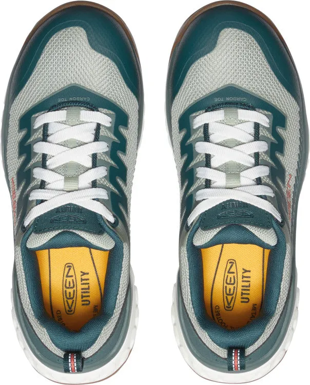 'Keen Utility' Women's Arvada EH Carbon-Fiber Toe Sneaker - Sea Moss / Desert Sage