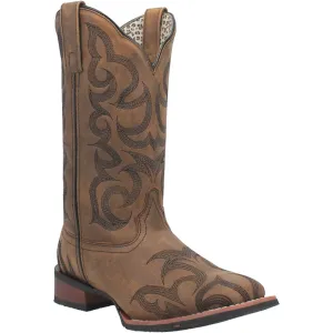 Laredo Womens Sariah Tan Leather Cowboy Boots