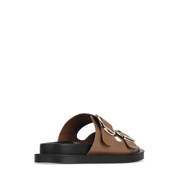 Los Cabos Womens Slide Ando with Arch Support Mushroom