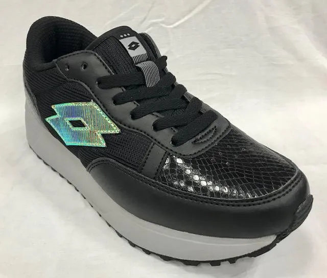 Lotto scarpa sneakers da donna Record Edge W T0075 nero