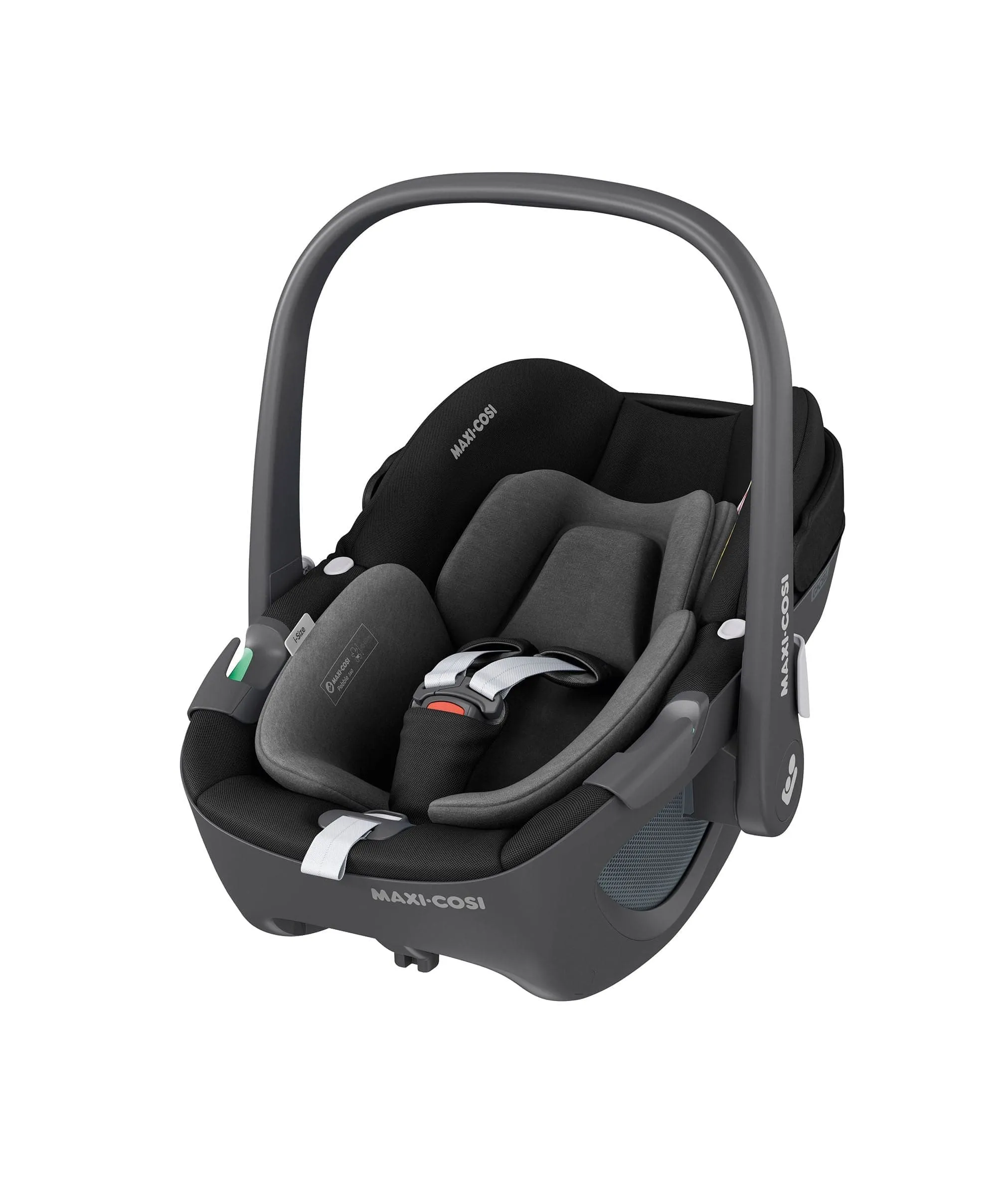 Maxi Cosi Fame Complete Pushchair Bundle with Pebble 360 Car Seat & Base – Truffle with Black Wheels