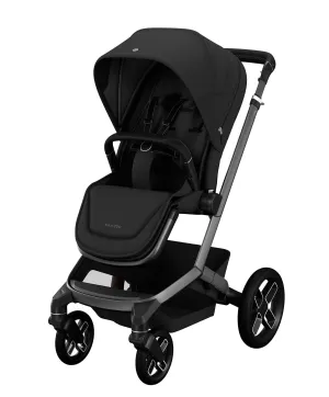 Maxi-Cosi Fame Pushchair and Carrycot- Twillic Black With Black Wheels