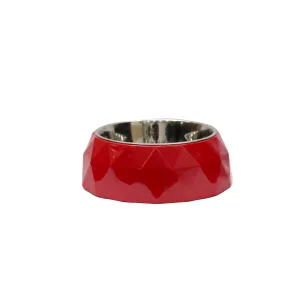 Melamine Diamond Bowl - Red