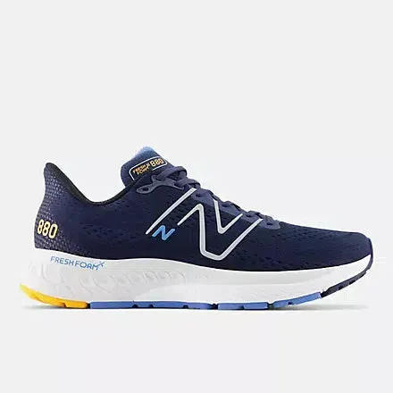 Men's 880v13 (2E) Wide Fit - Navy with heritage blue and hot marigold