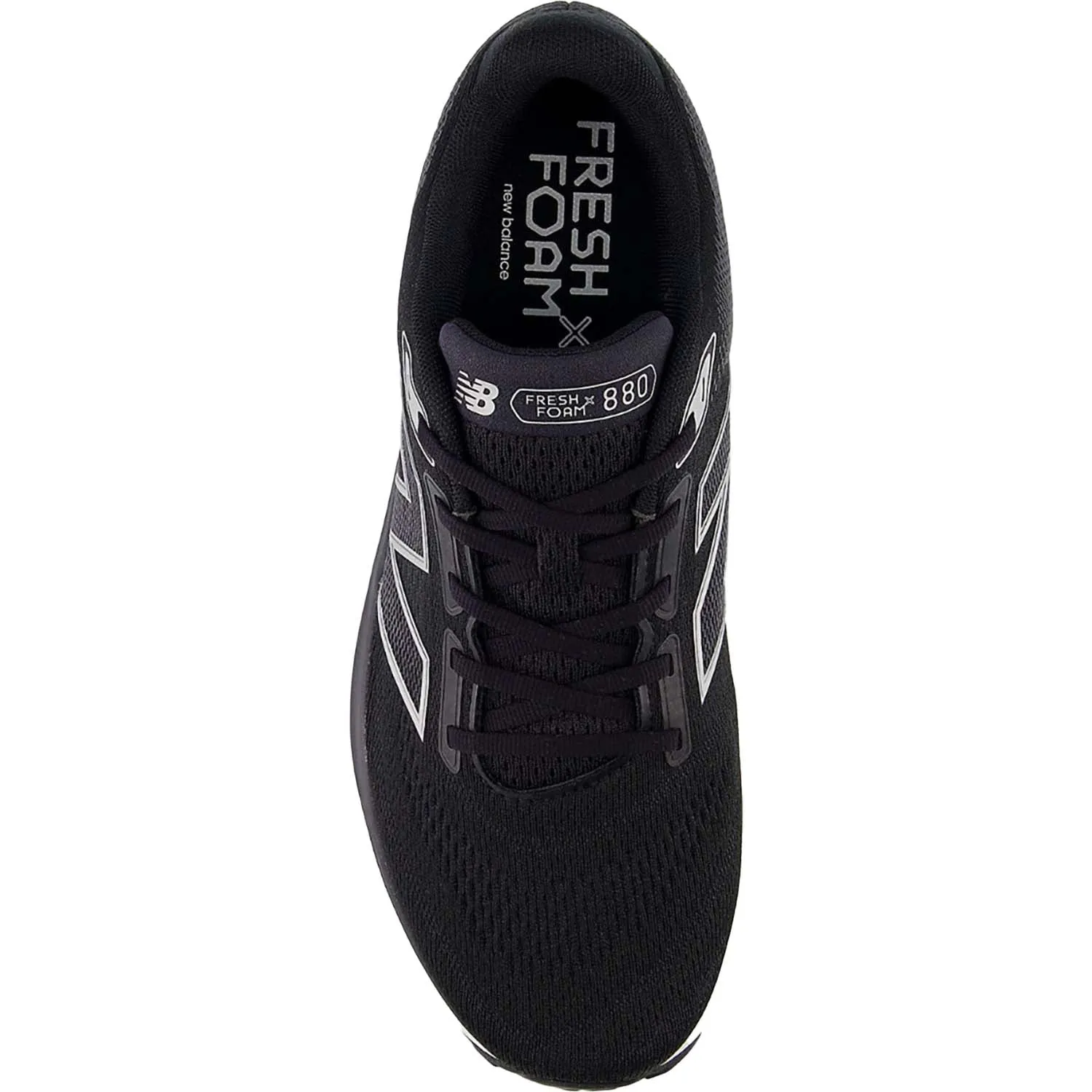 Men's New Balance Fresh Foam X M880B14 Black/SeaSalt/Silver Mesh