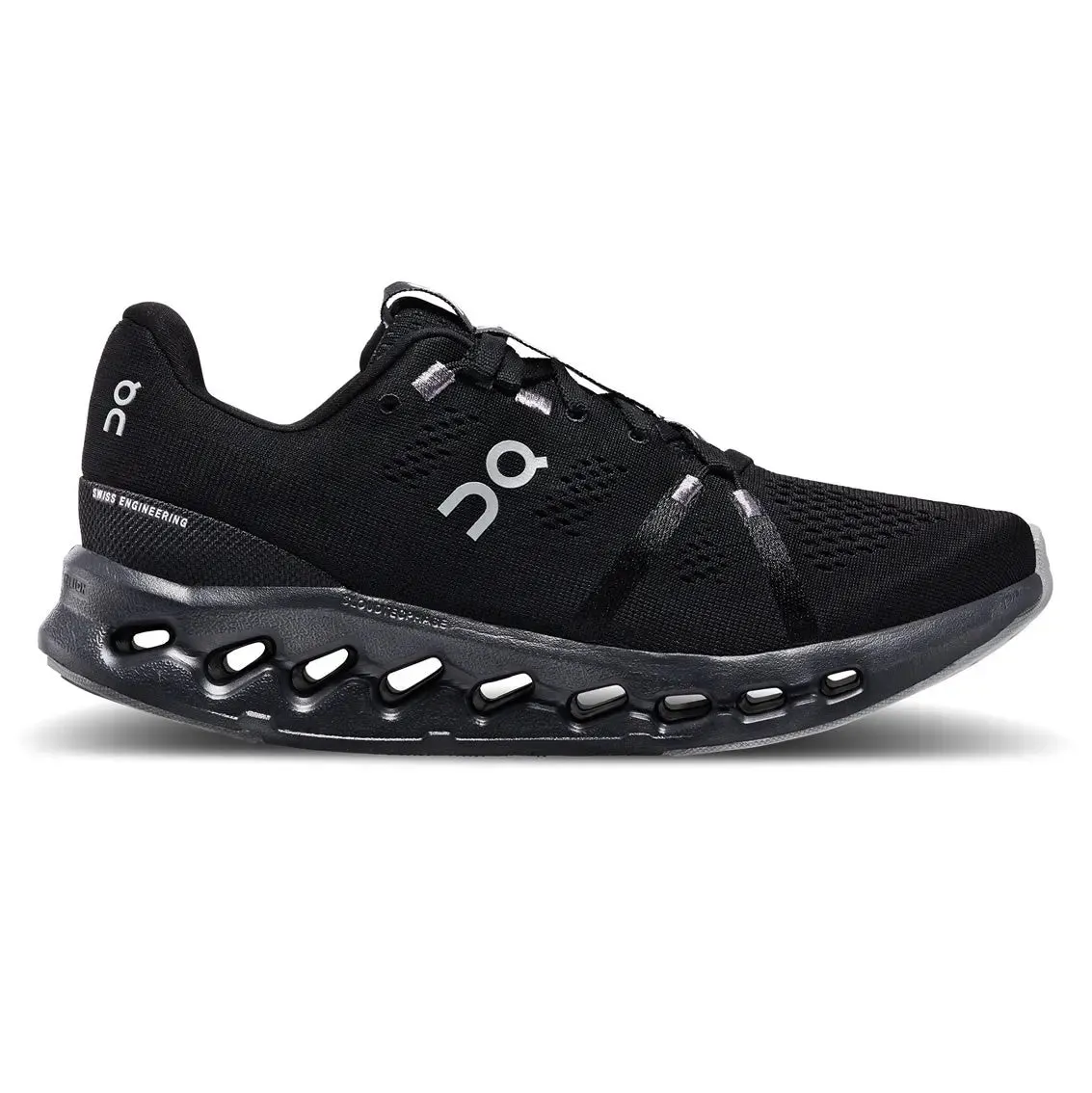 Mens On Running Cloudsurfer 7 - Black / Black