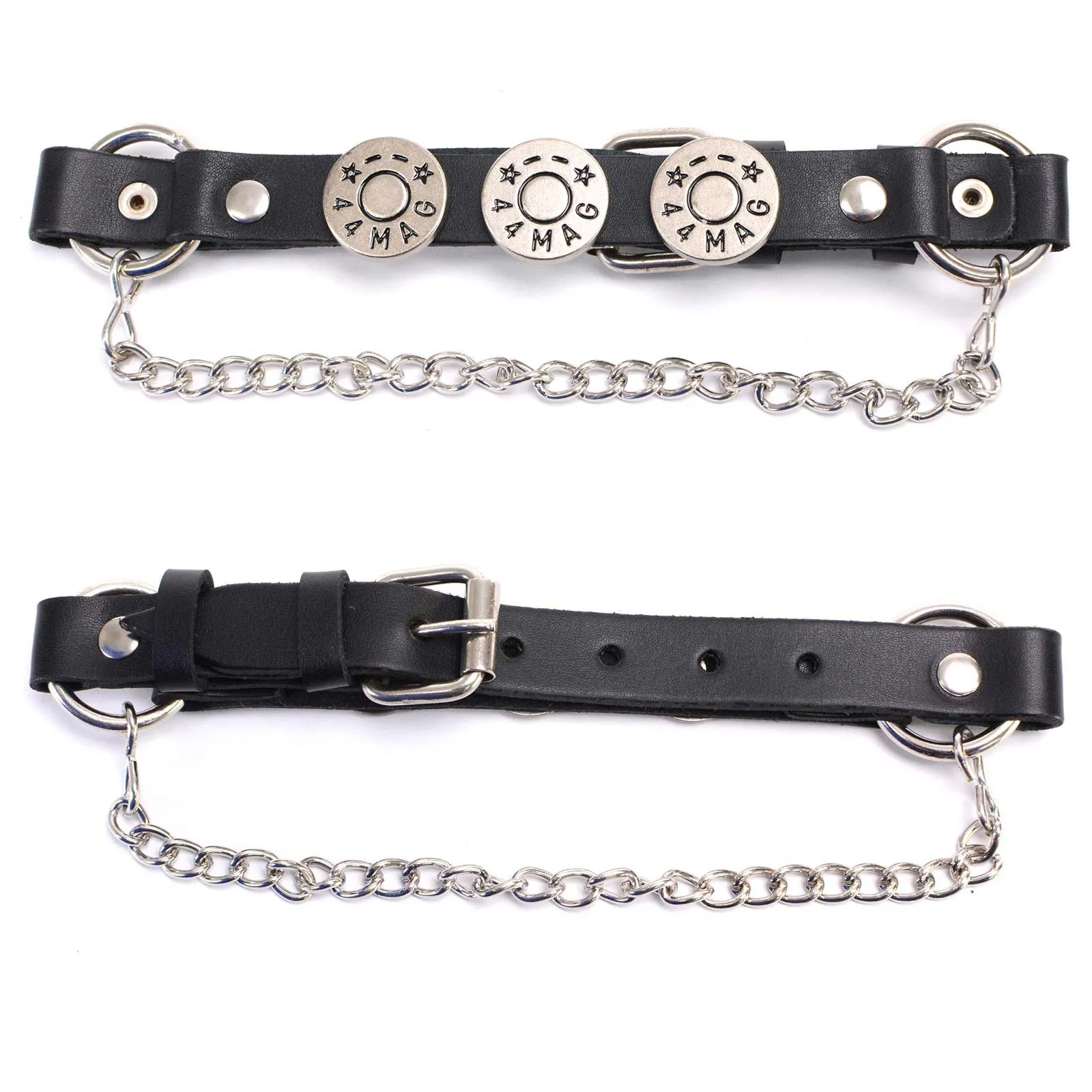 Milwaukee Leather MLA3004 Silver Biker Chain for Motorcycle Boots with