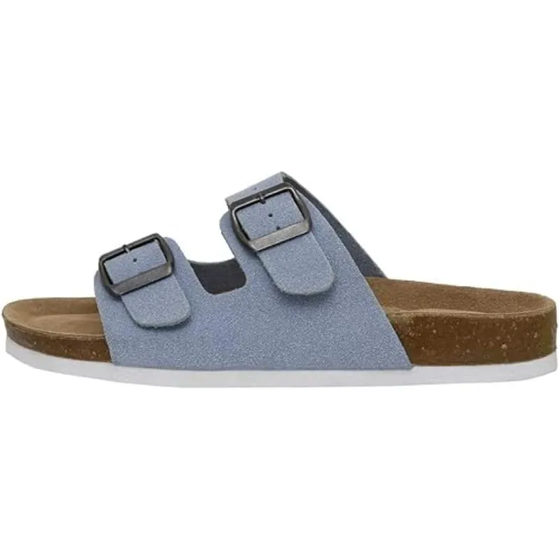 Modern Simplicity Bed Sandals with Dual Adjustable Straps For Women