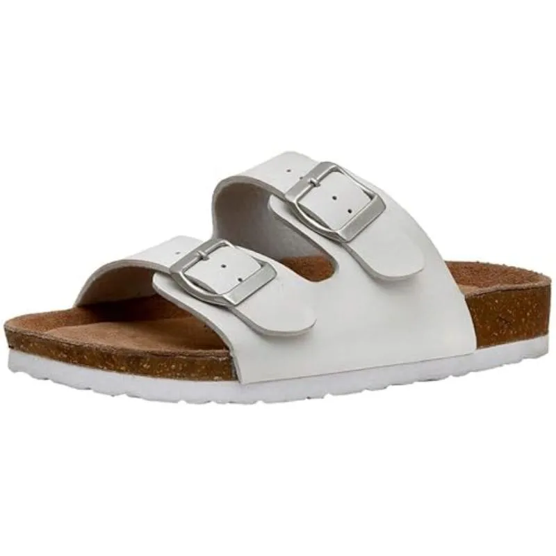 Modern Simplicity Bed Sandals with Dual Adjustable Straps For Women