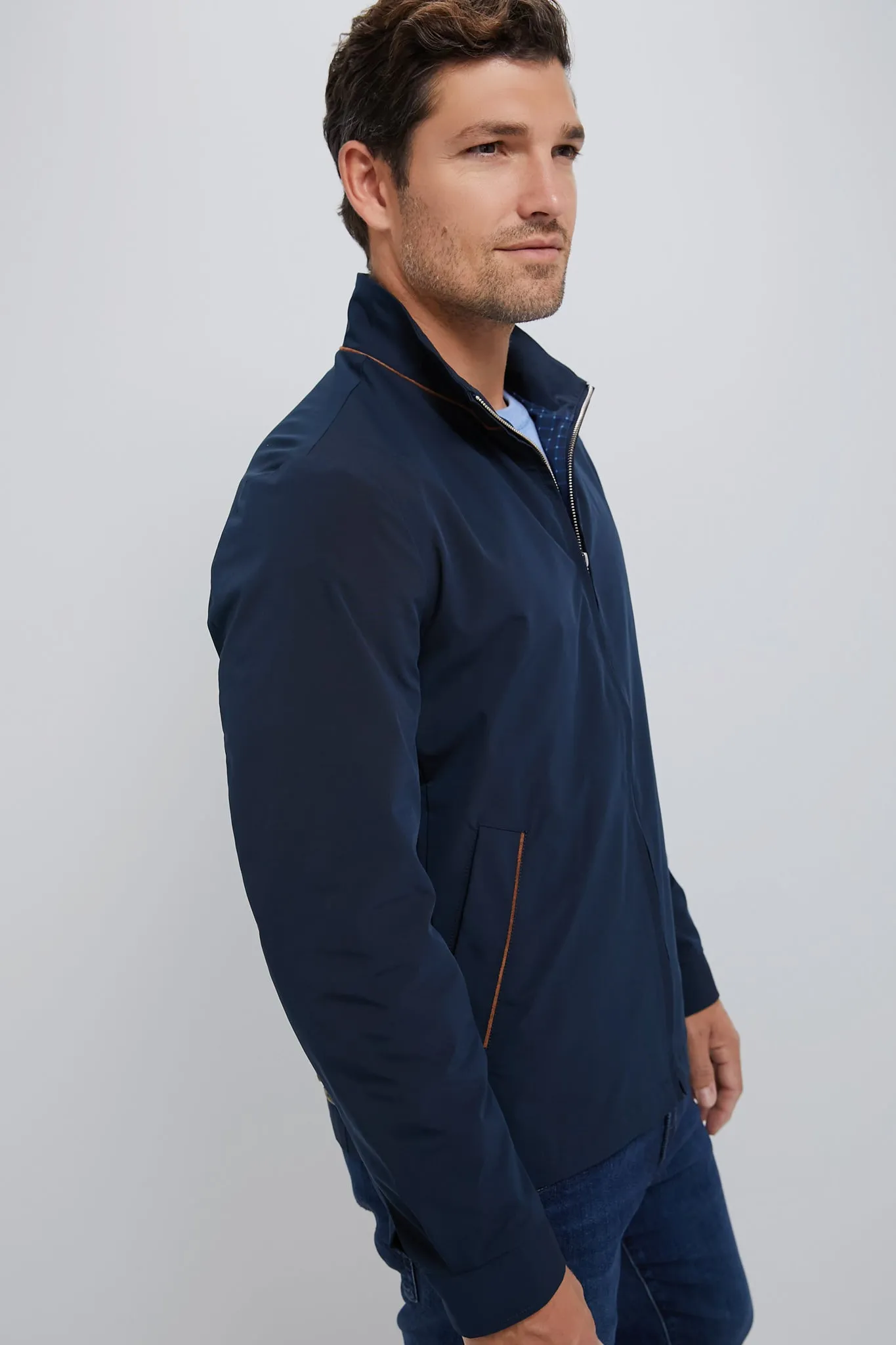 Navy Blue Stanley Jacket