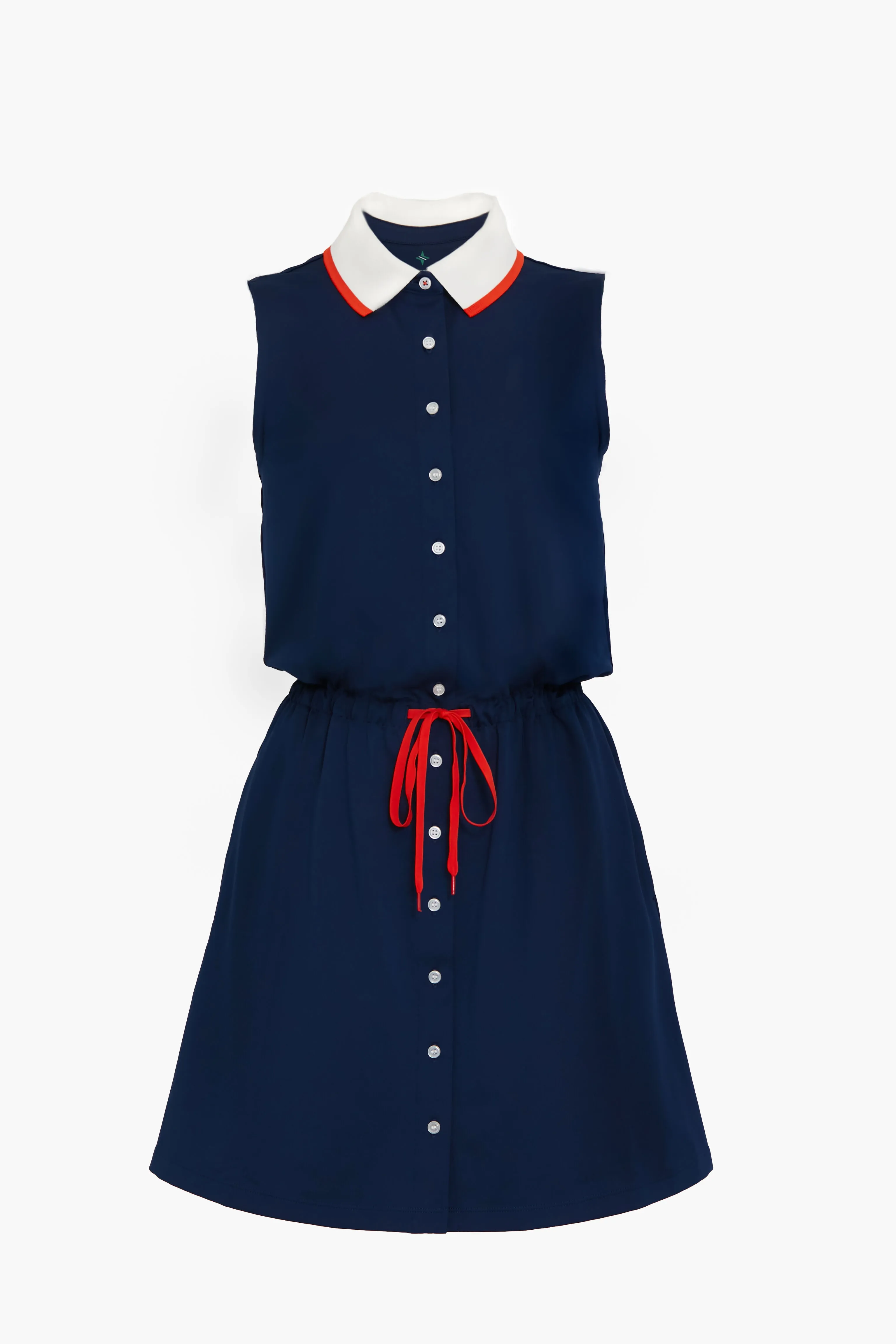 Navy Sleeveless Alcott Golf Dress