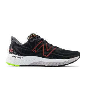 New Balance Fresh Foam X 880 v13 (Mens) - Black with brick red