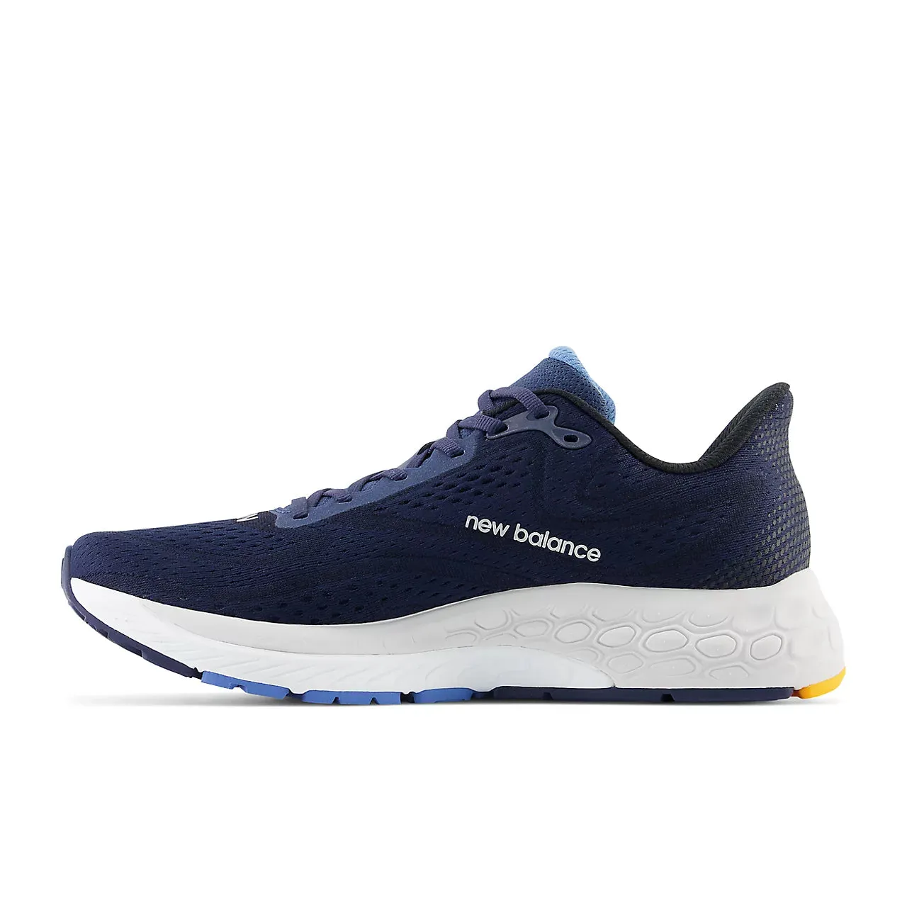 New Balance Fresh Foam X 880 v13 (Mens) -  Navy with heritage blue and hot marigold