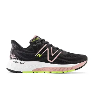 New Balance Fresh Foam X 880 v13 (Womens) - Black with pink moon