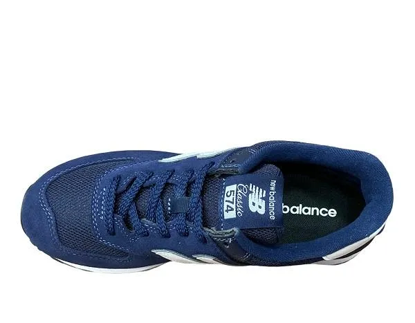 New Balance scarpa sneakers da uomo ML574EN2 blu-bianco