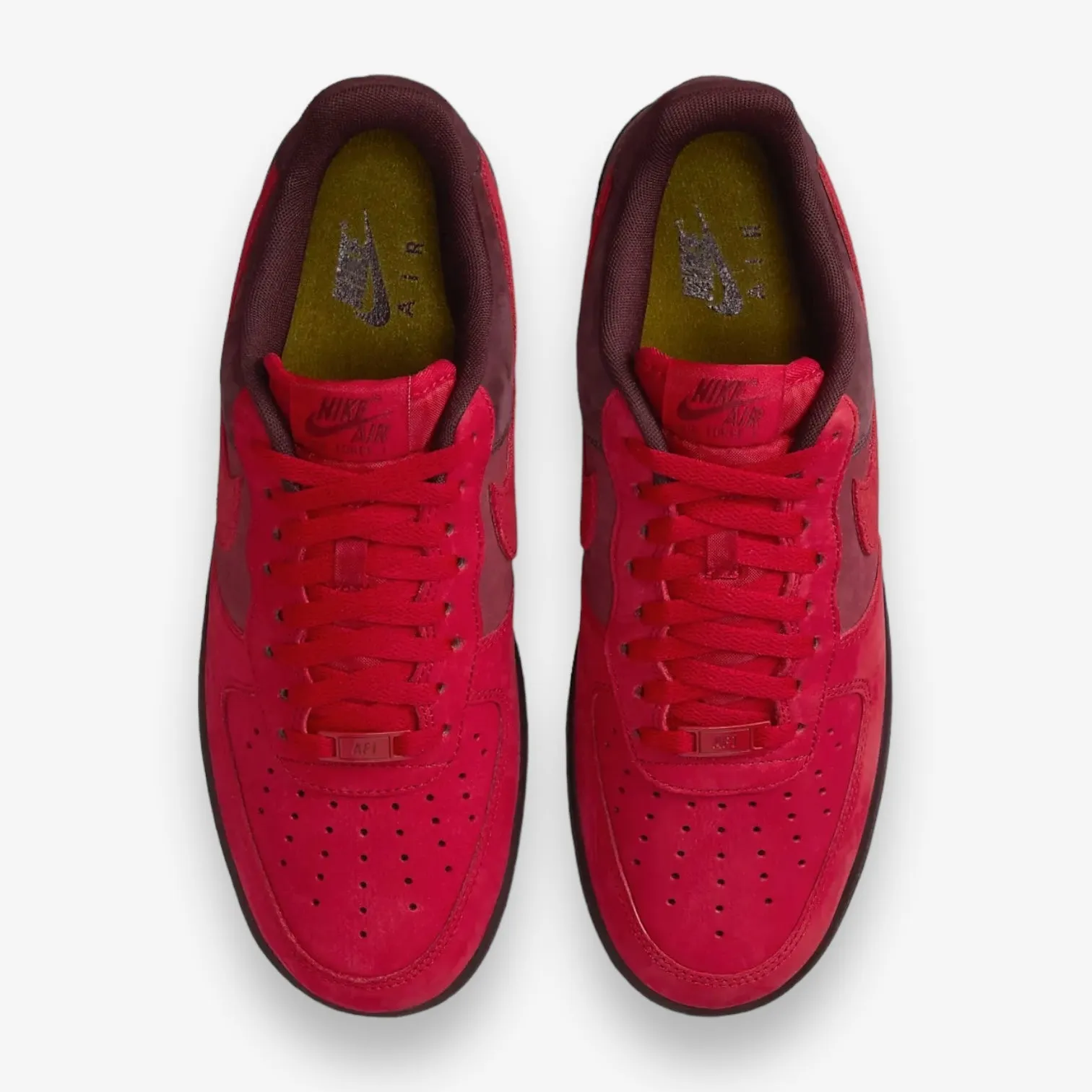 Nike AIR FORCE 1 '07 GYM RED/GYM RED-BURGUNDY CRUSH-TEAM RED FZ4033-657