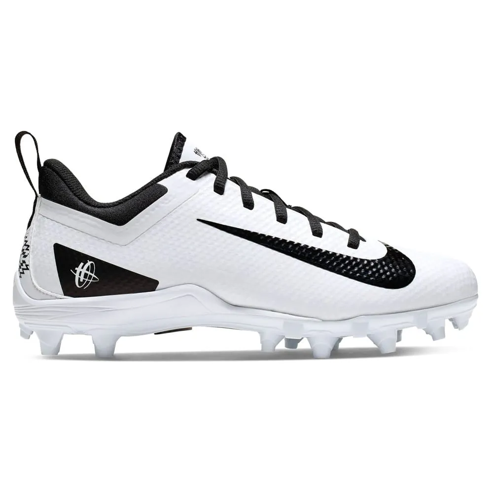 Nike Alpha Huarache 7 GS Youth White/Black Lacrosse Cleats