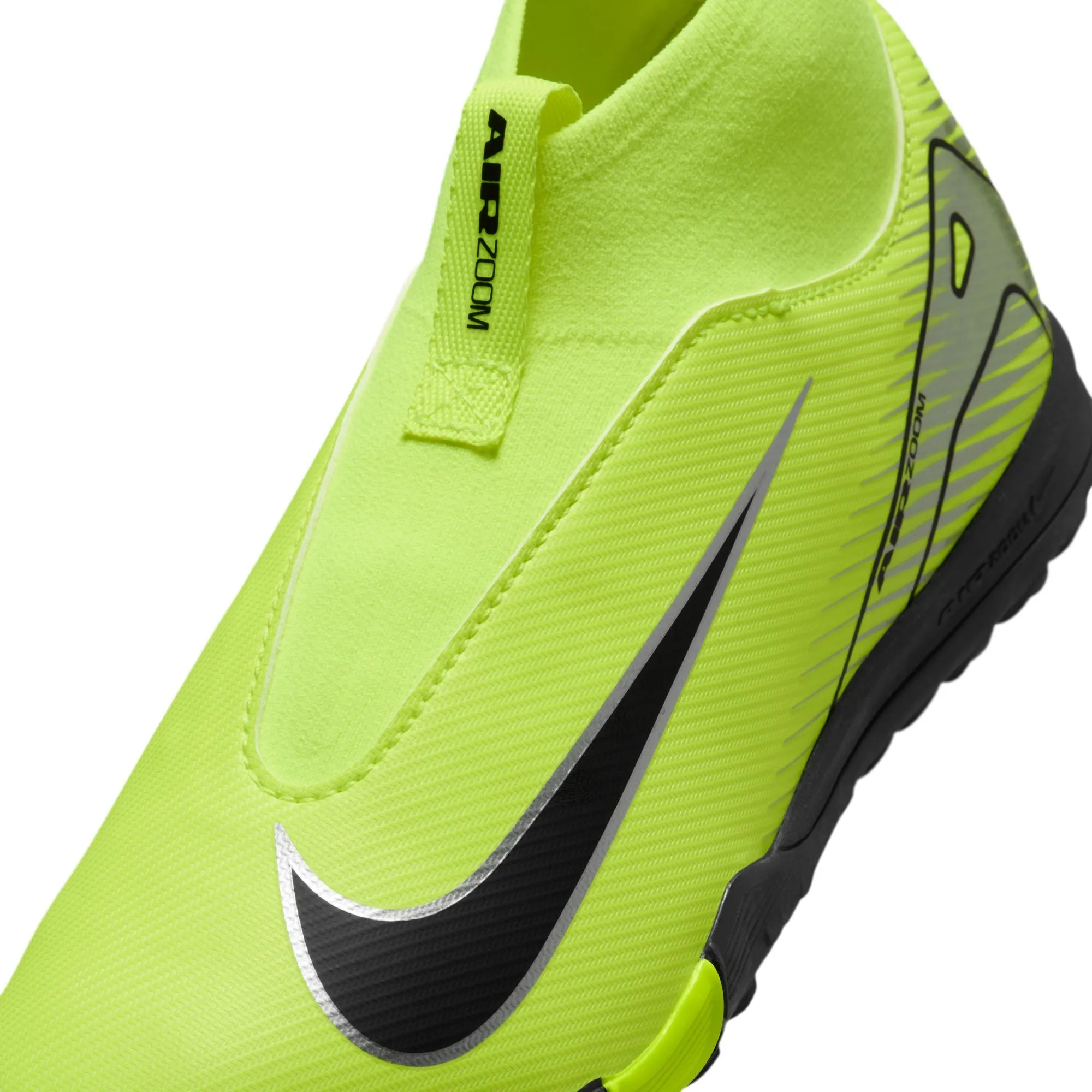 Nike Junior Zoom Mercurial Superfly 10 Academy TF Soccer Cleats - Volt/Black