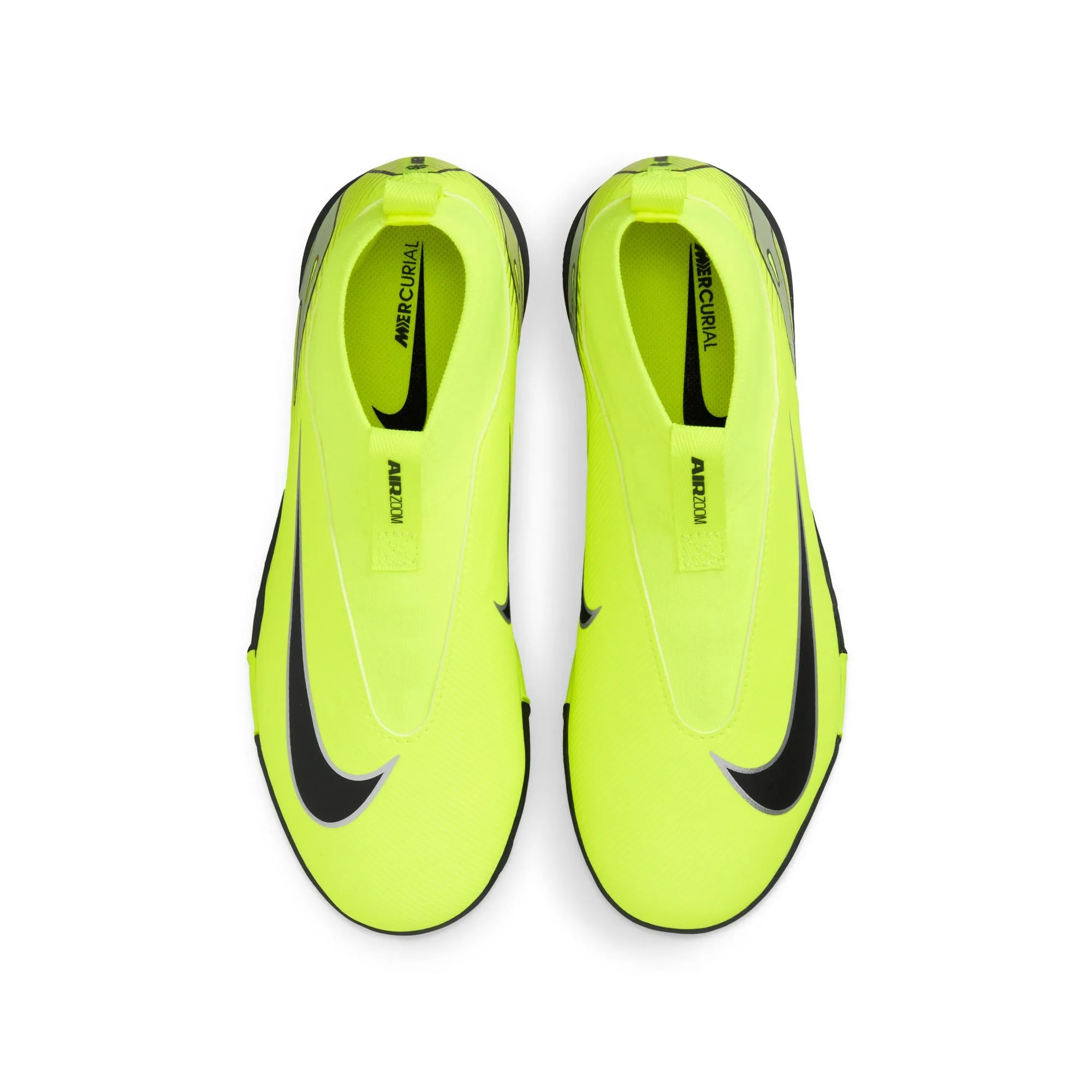 Nike Junior Zoom Mercurial Superfly 10 Academy TF Soccer Cleats - Volt/Black