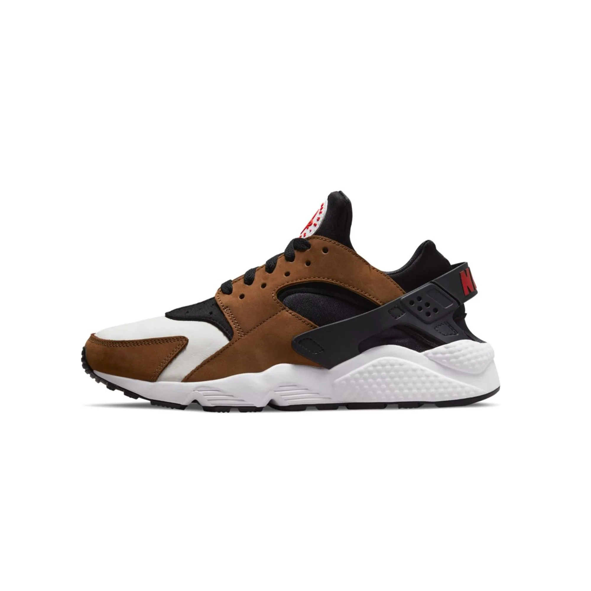 Nike Mens Air Huarache LE Shoes 'Black/Bison-White-University Red'