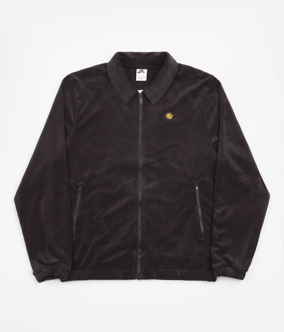 Nike SB Essential Jacket - Black / Black / University Gold