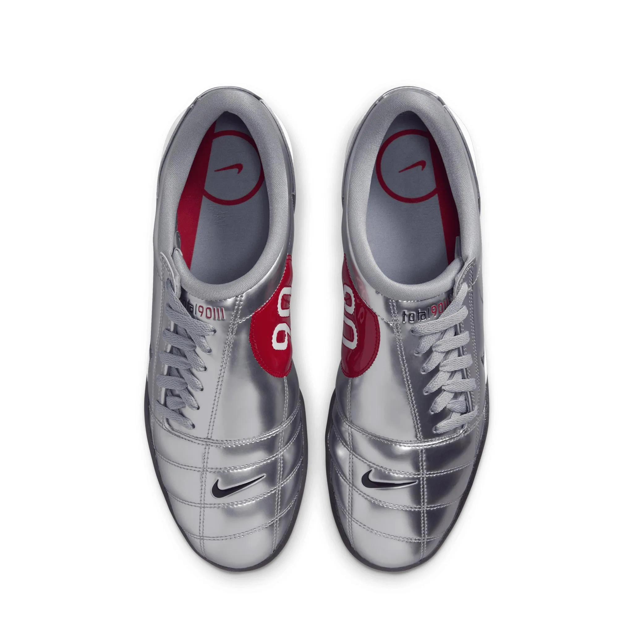 Nike T90 SP Metallic SIlver/Black-University Red HJ9351-002