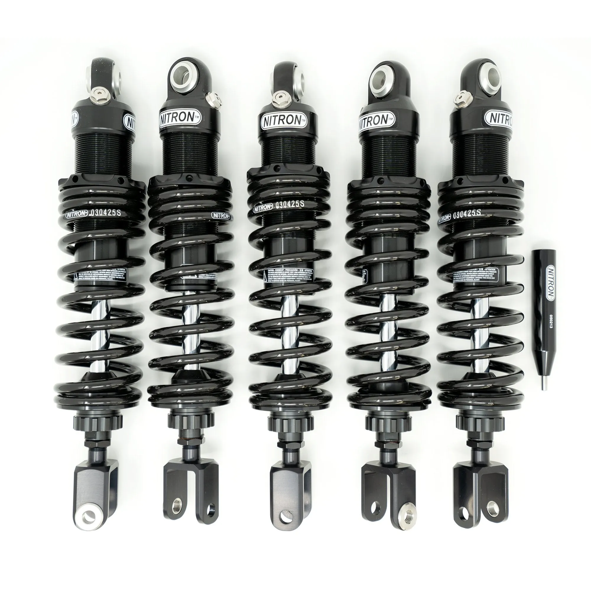 Nitron NTR-R1 Series Twin Shocks Black 5pc Set