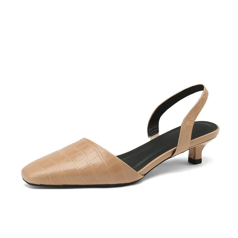 Norah Nude Slingback Pumps