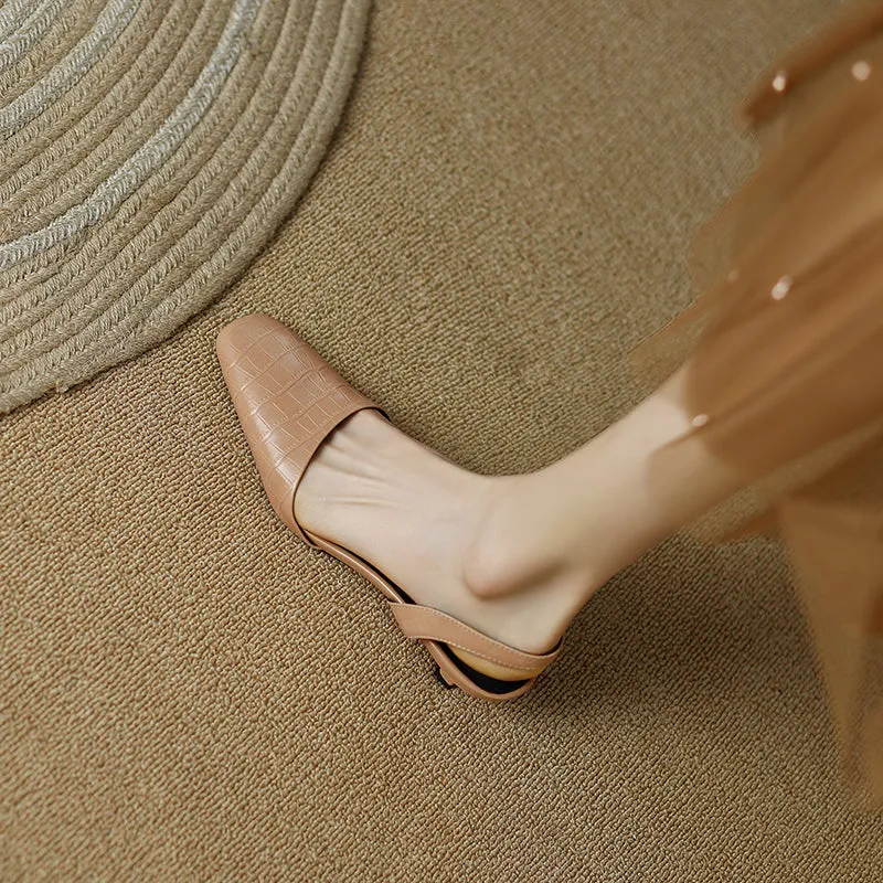 Norah Nude Slingback Pumps