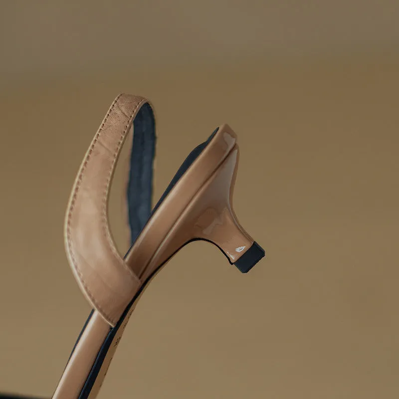 Norah Nude Slingback Pumps