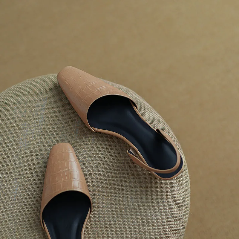 Norah Nude Slingback Pumps