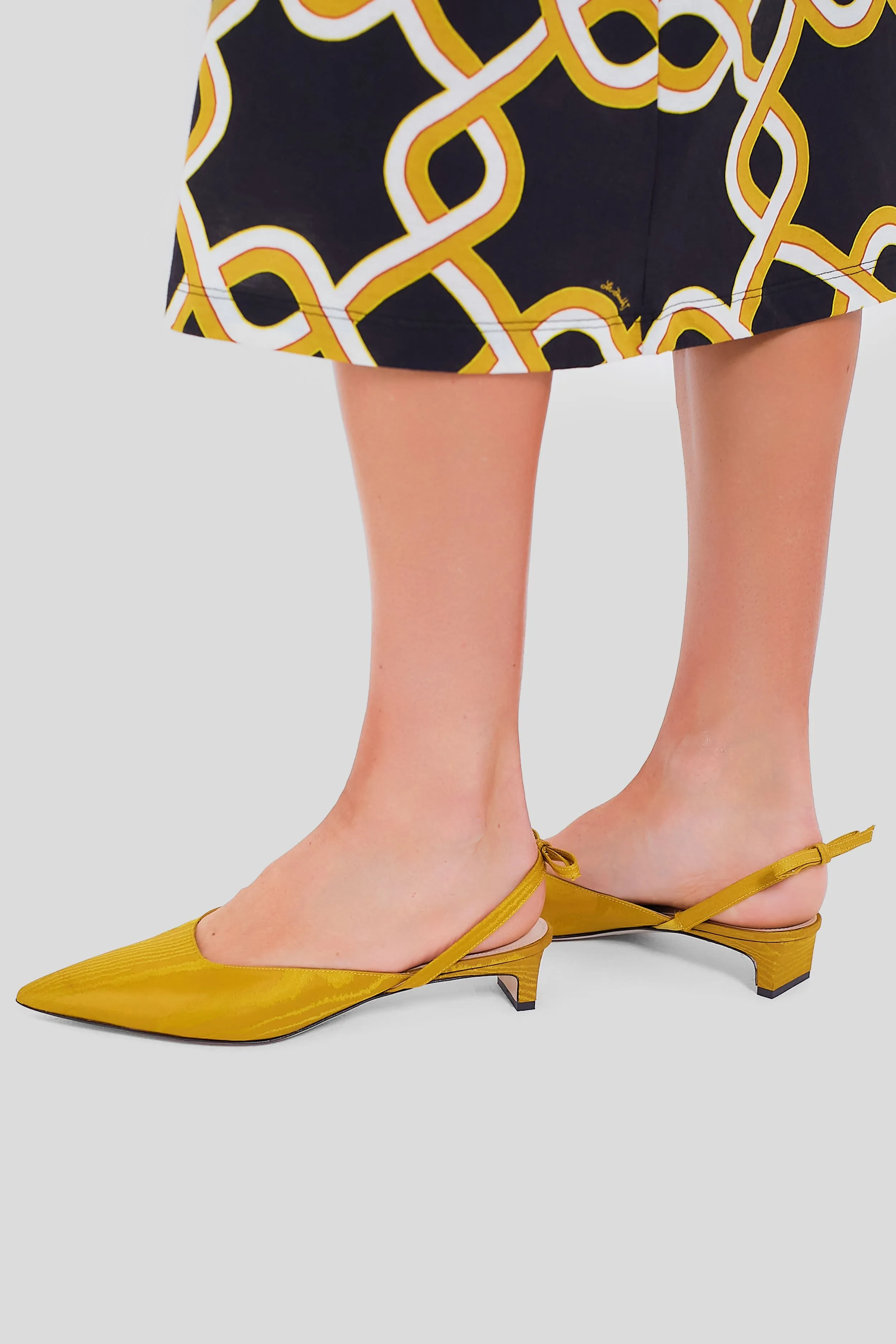 Ochre Konna Mikado Kitten Heels