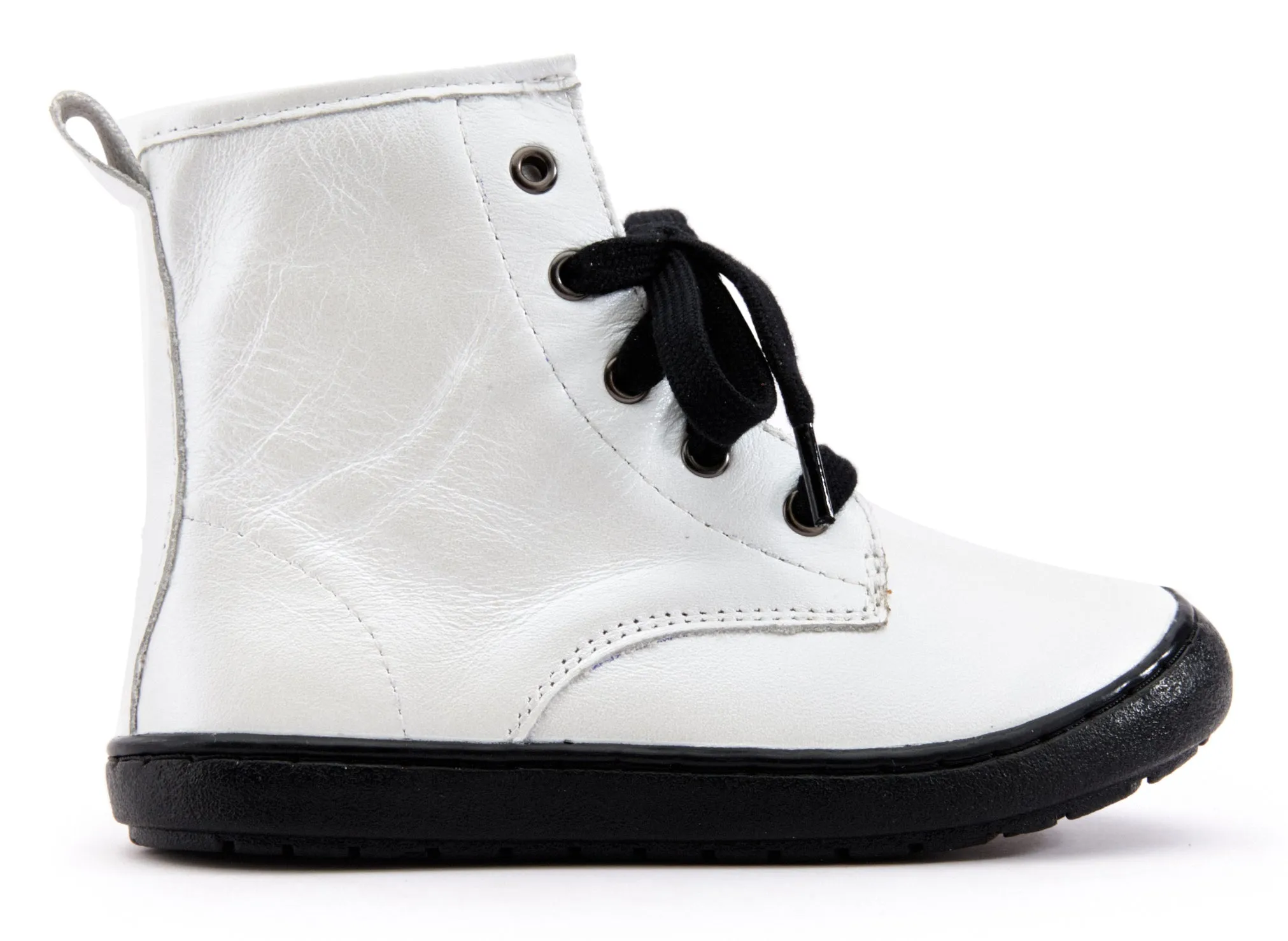 Old Soles Boy's & Girl's 9005 Swagger High Top Lace Sneaker Boots - Nacardo Blanco