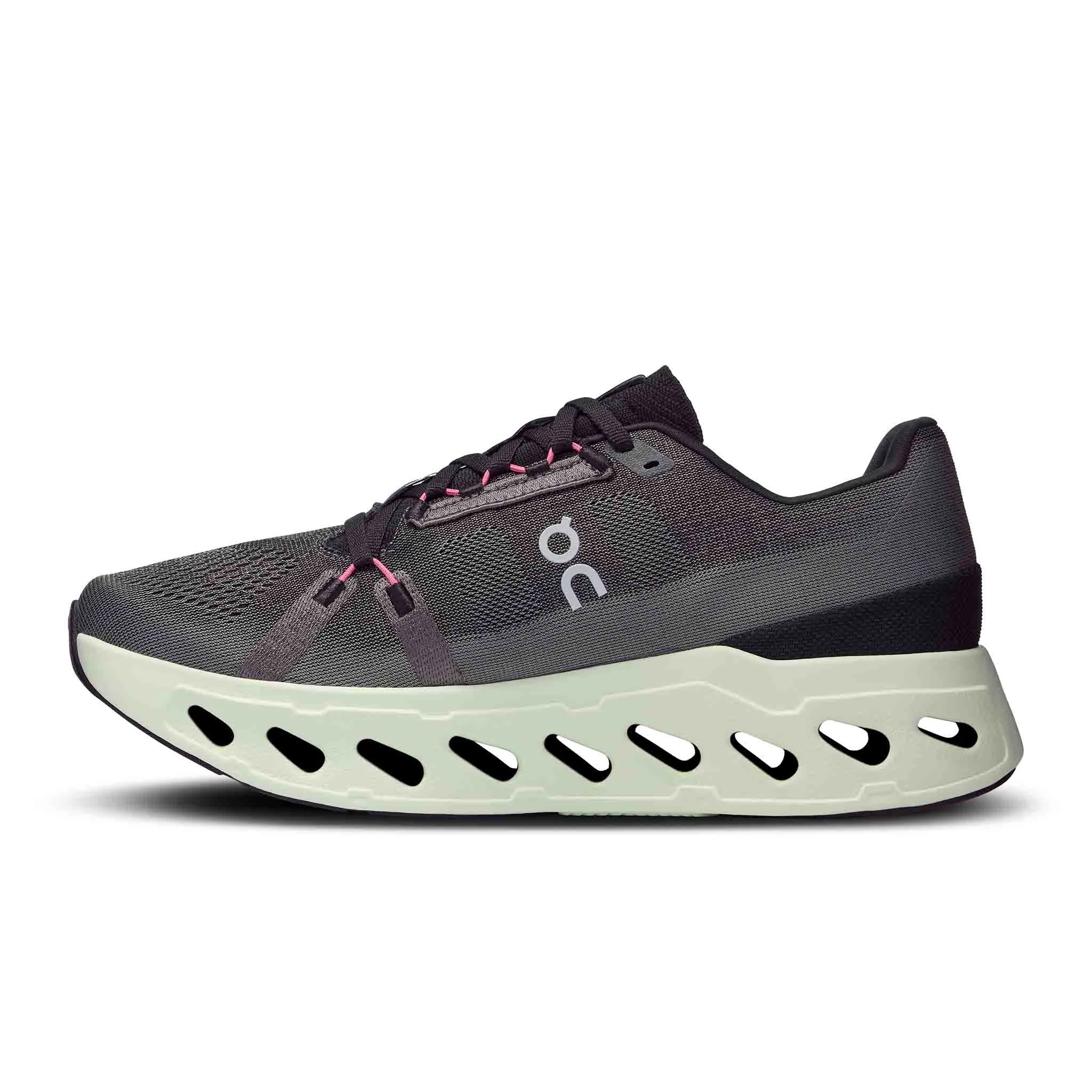 On | Men's Cloudeclipse Running Shoes - Rock/Lima