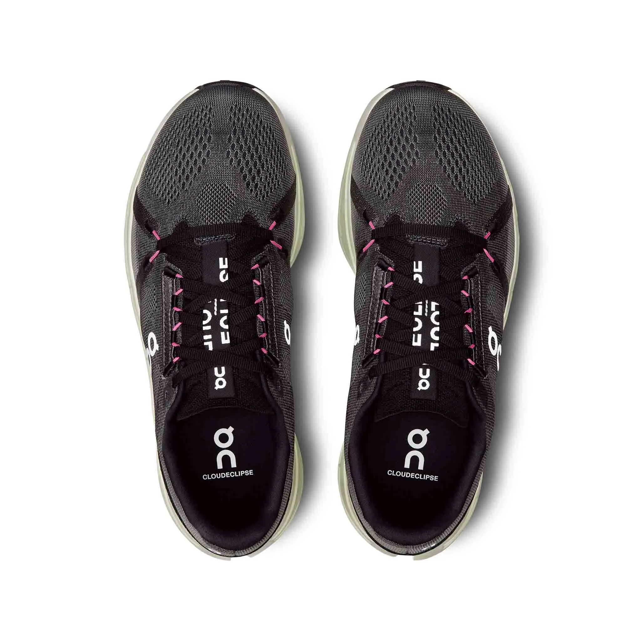 On | Men's Cloudeclipse Running Shoes - Rock/Lima