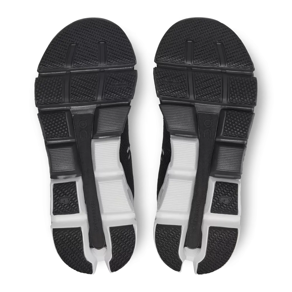 On Running Women's Cloudflyer 4 Shoes - Black / White